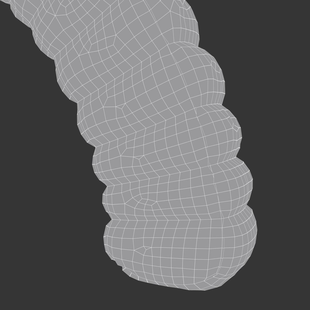 Red Bull Inflatable Arch Low-poly 3D model_9