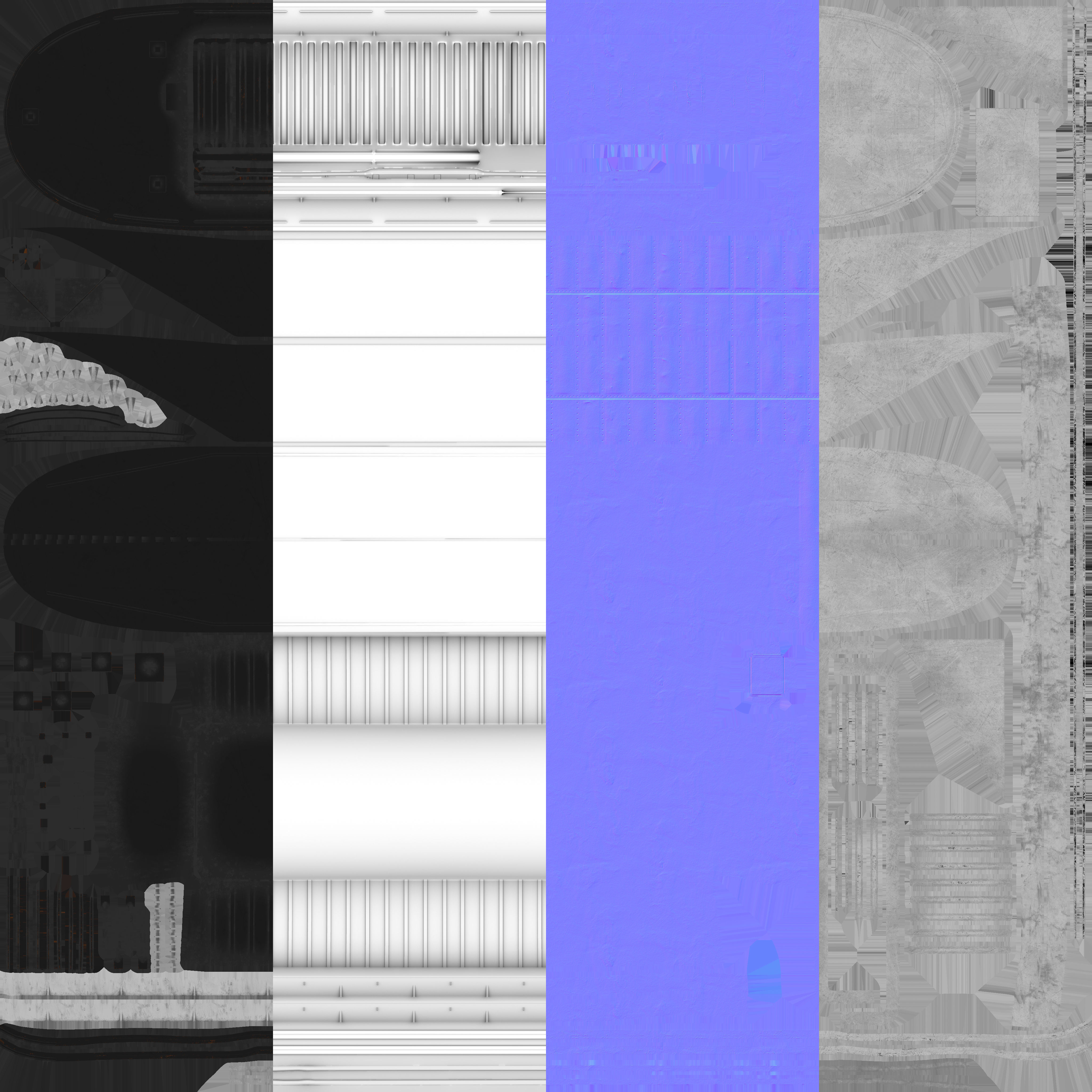 Industrial Barge A 3D model_5