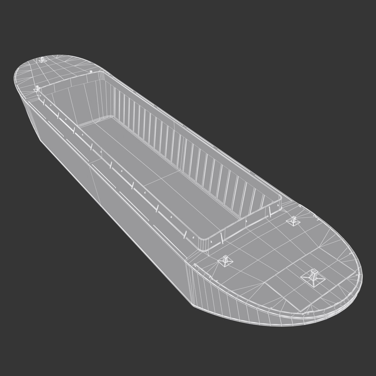 Industrial Barge A 3D model_11