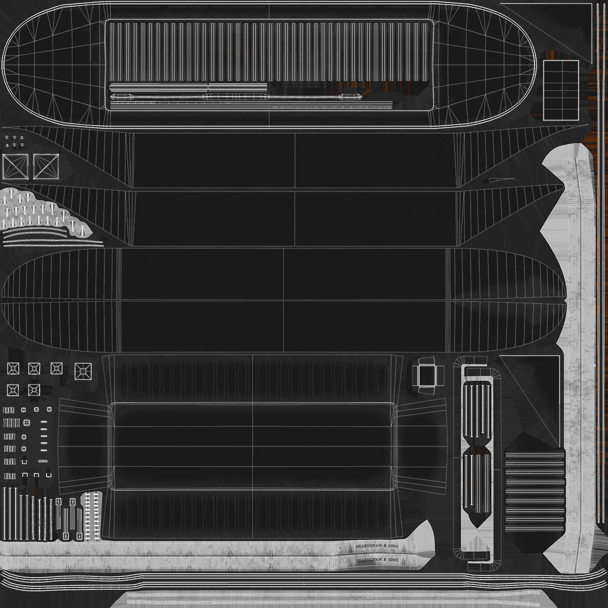 Industrial Barge A 3D model_4