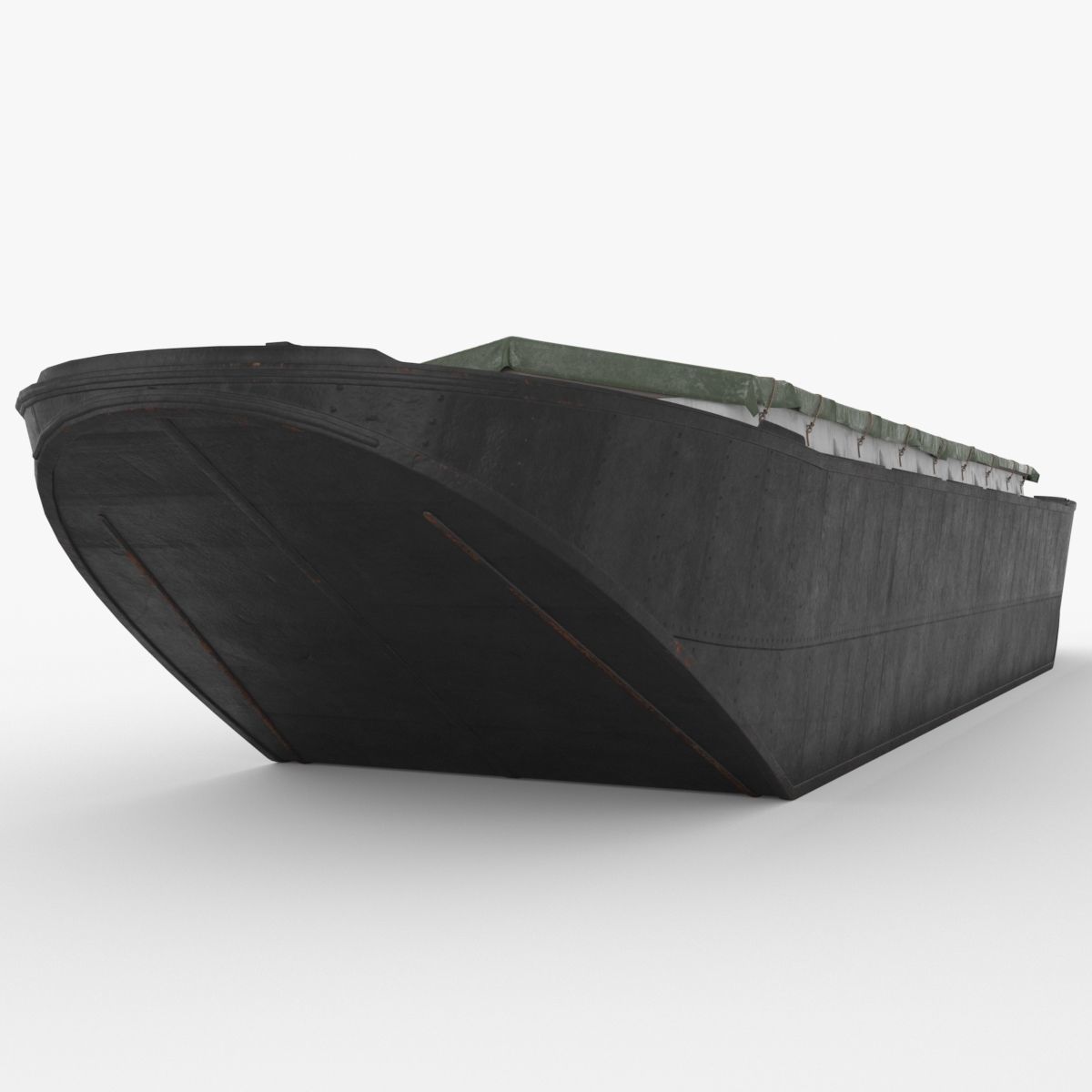 Industrial Barge A 3D model_7