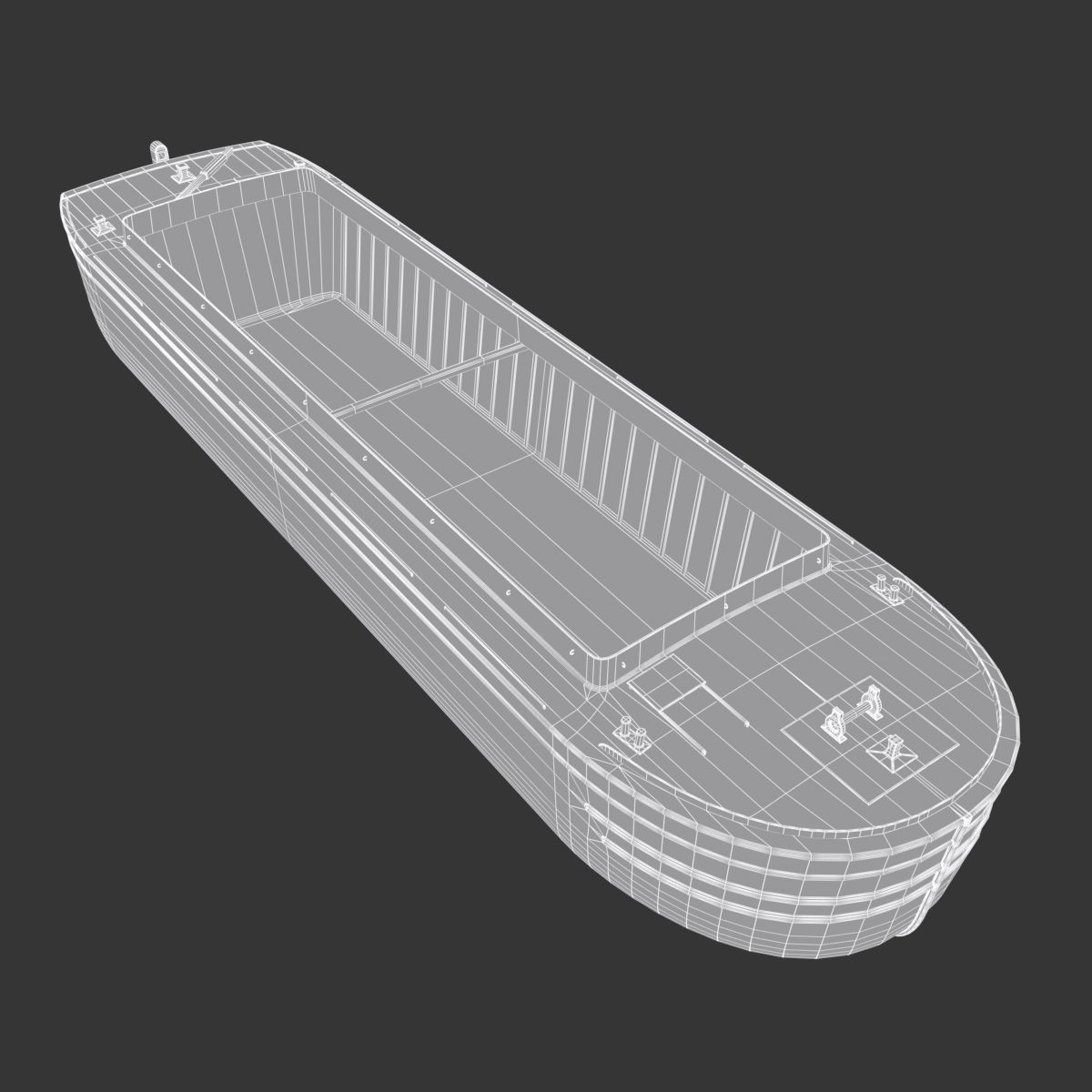 Industrial Barge B 3D model_10