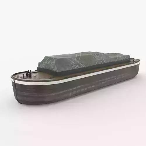 Industrial Barge B 3D model