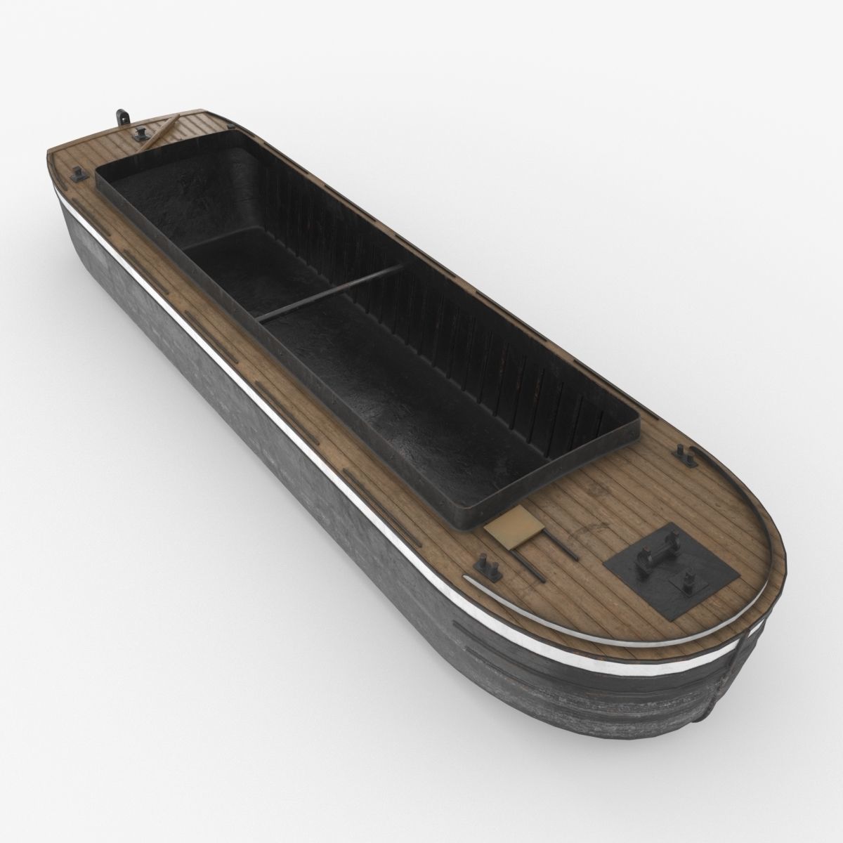 Industrial Barge B 3D model_9