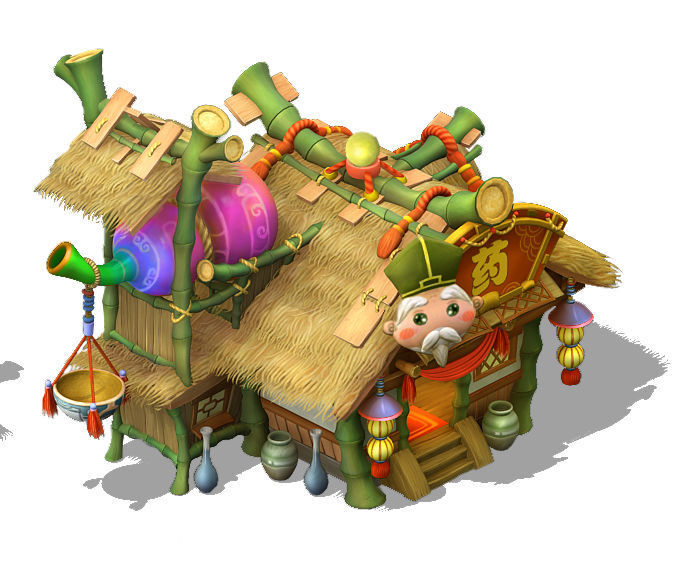 Cartoon World - Drugstore 3D model_5