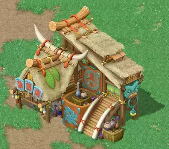 Cartoon World - Grocery Store 04