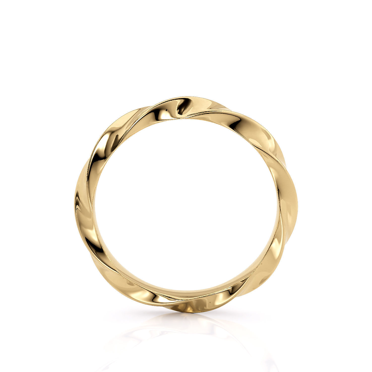 Band ring spiralle 3D print model_14