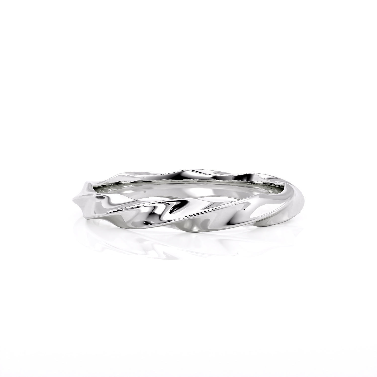 Band ring spiralle 3D print model_7