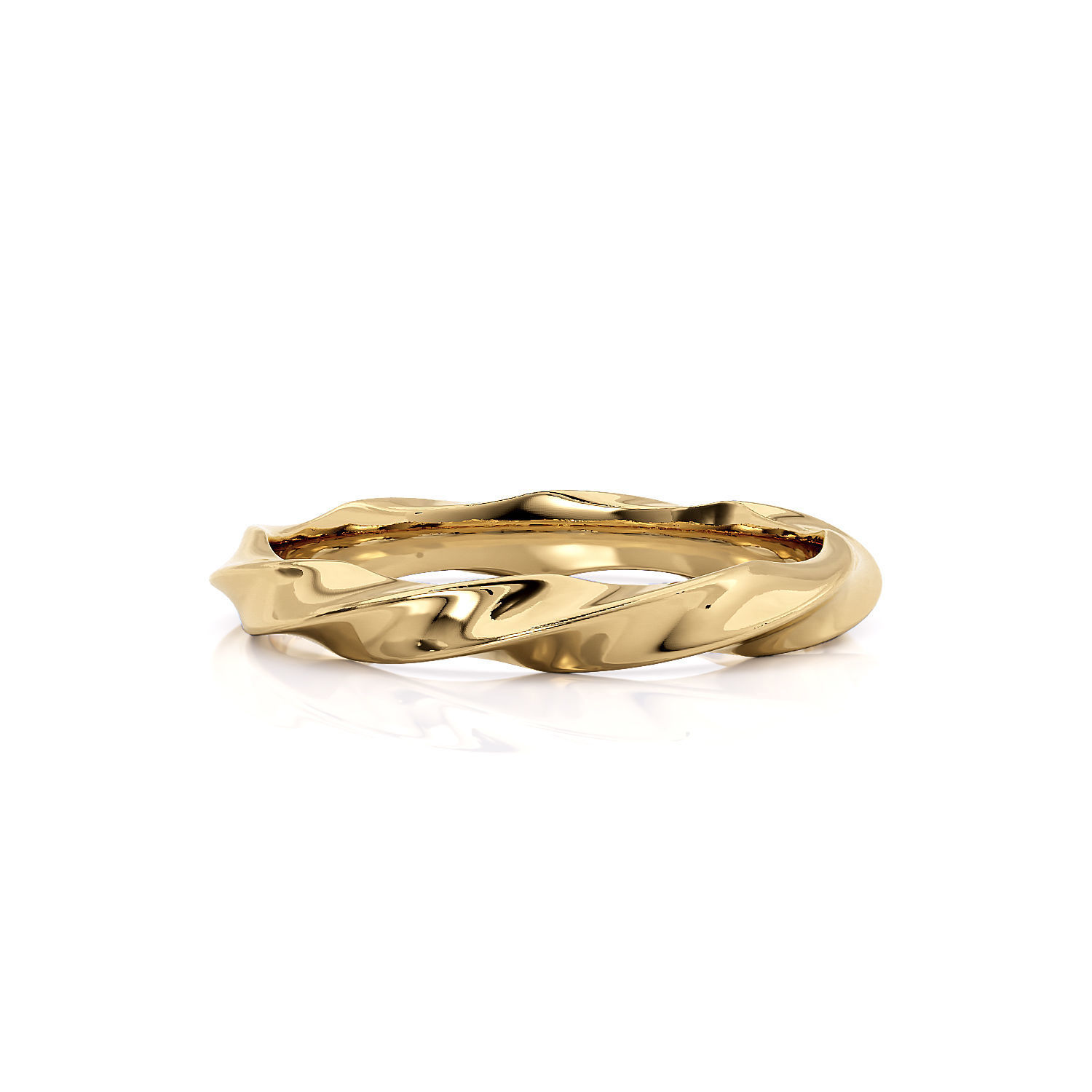 Band ring spiralle 3D print model_8