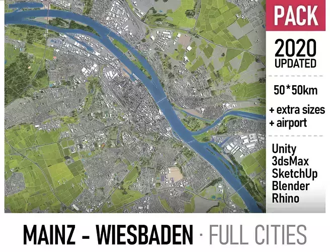 Mainz - Wiesbaden - 2 cities