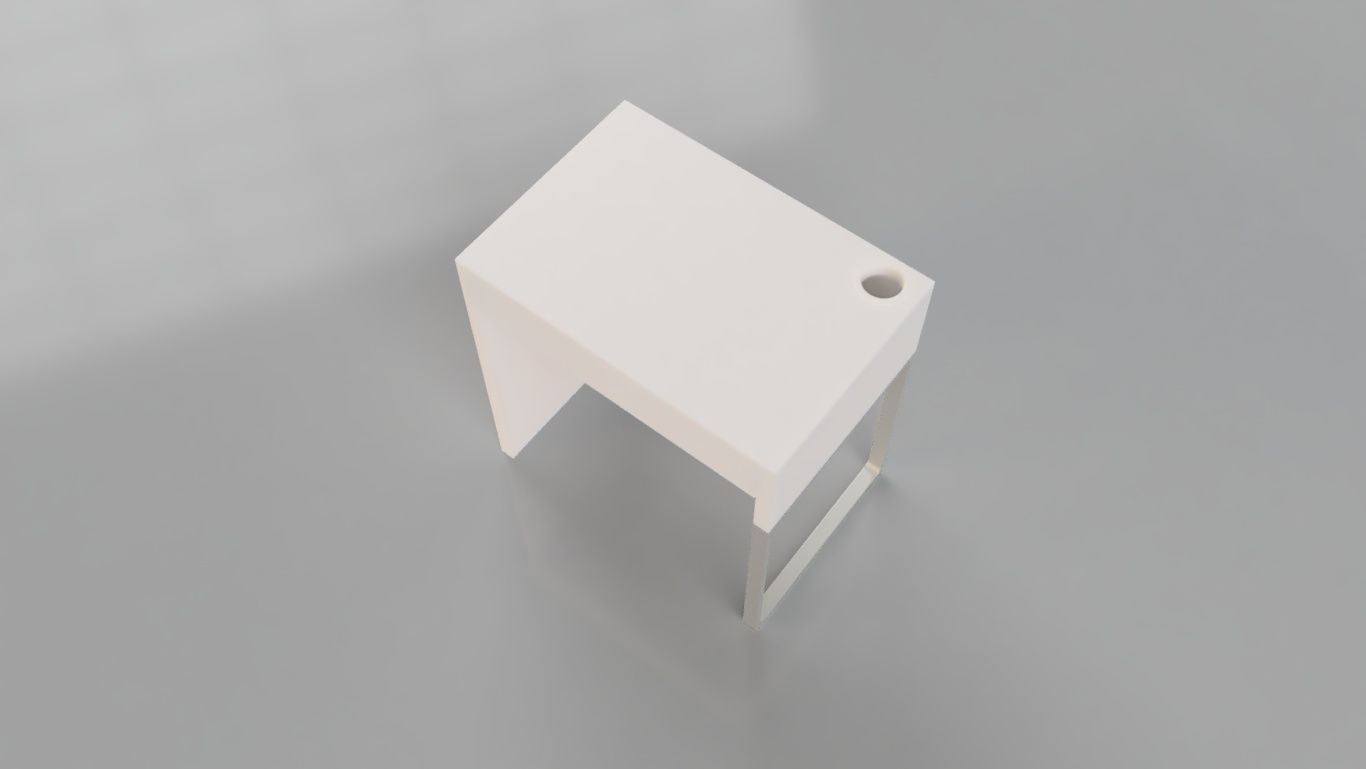 Micke Single 3D Model 3D print model_3