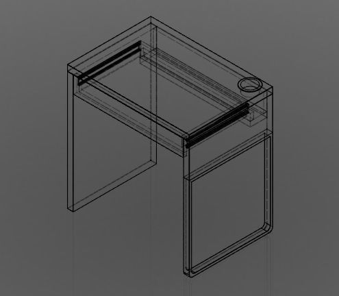 Micke Single 3D Model 3D print model_8