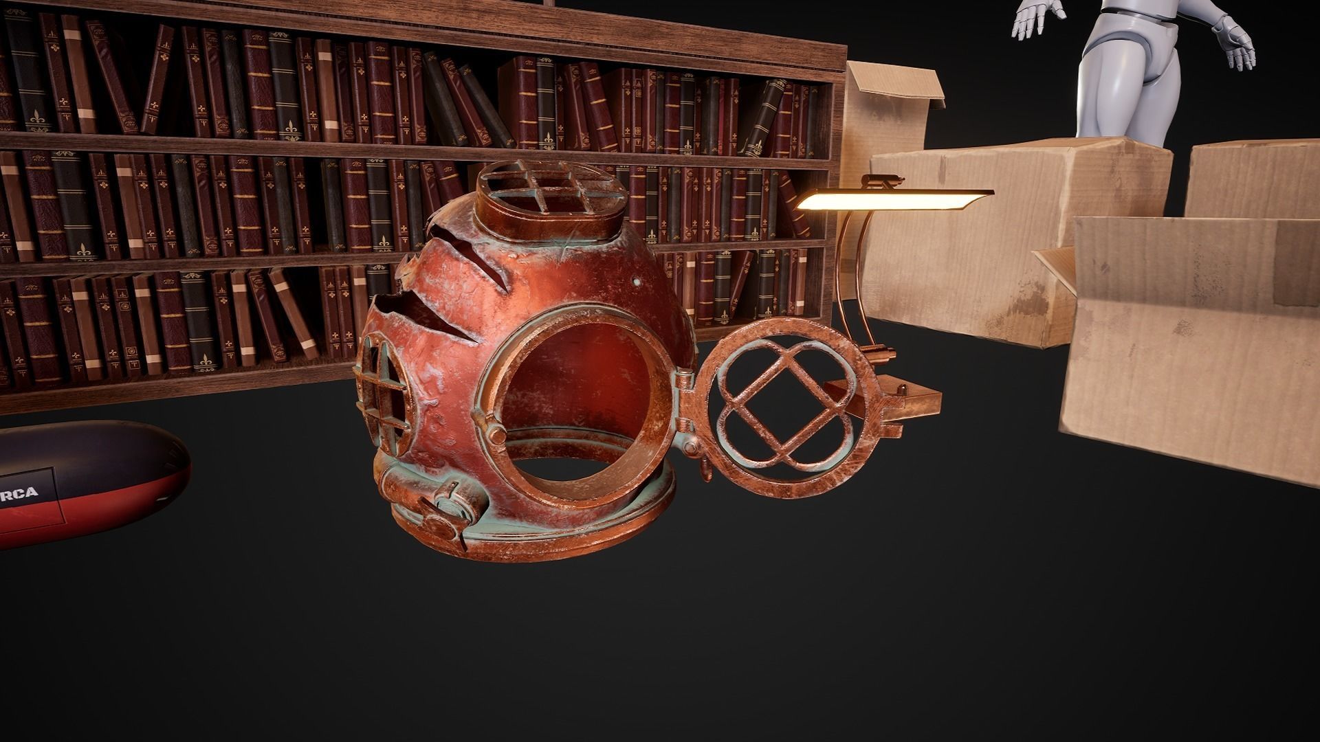 Nautical Study Low-poly 3D model_5