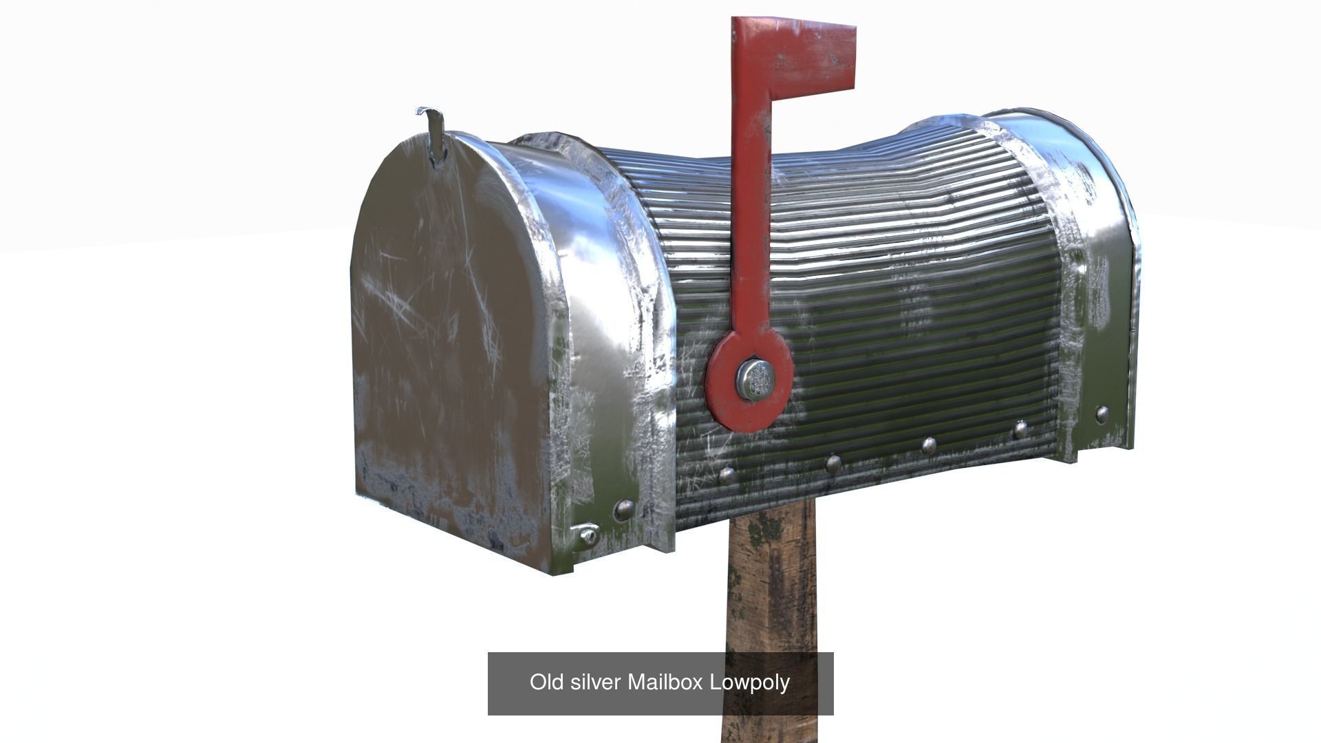 Old Mailboxes Collection Lowpoly _8