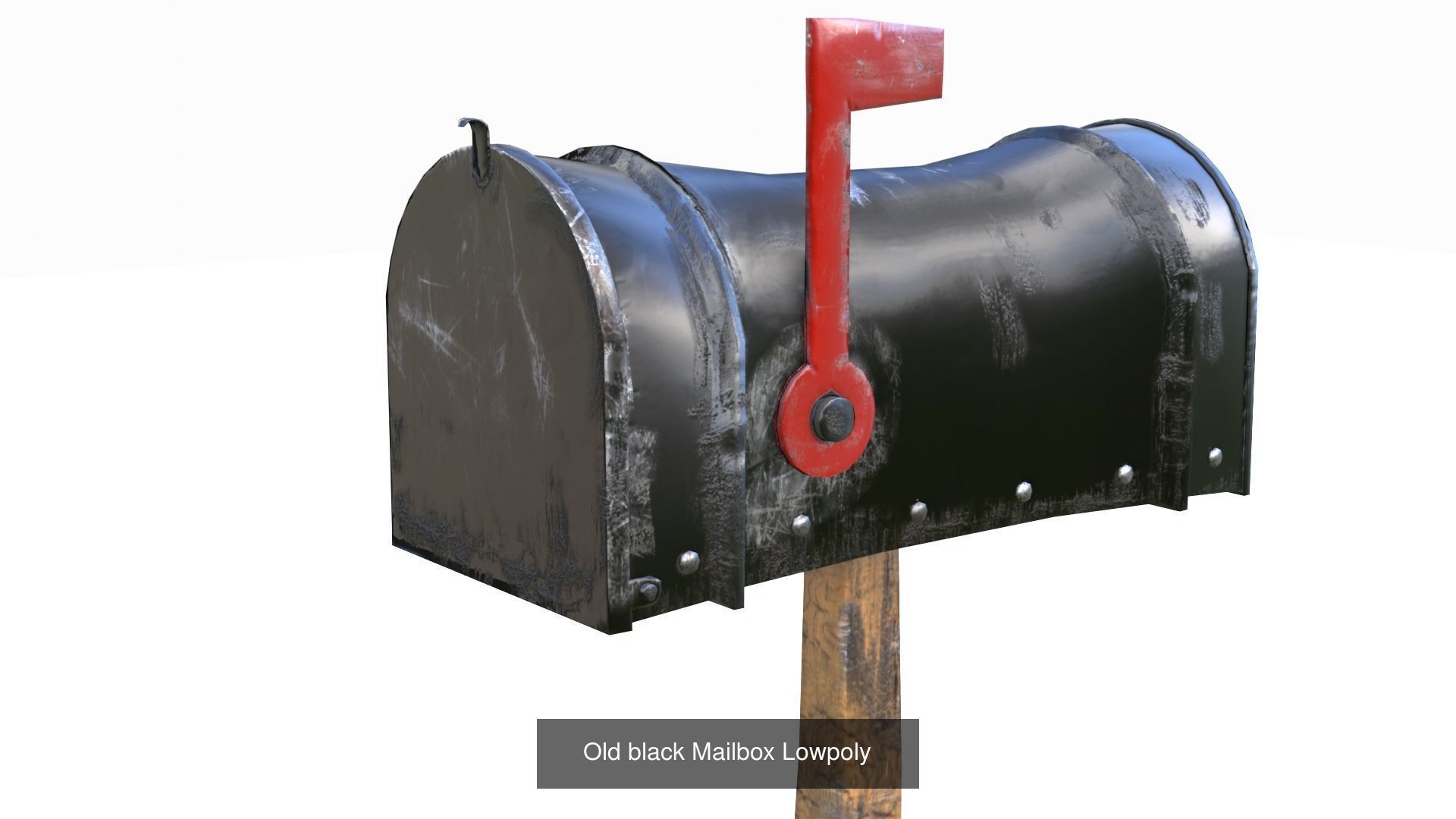 Old Mailboxes Collection Lowpoly _7