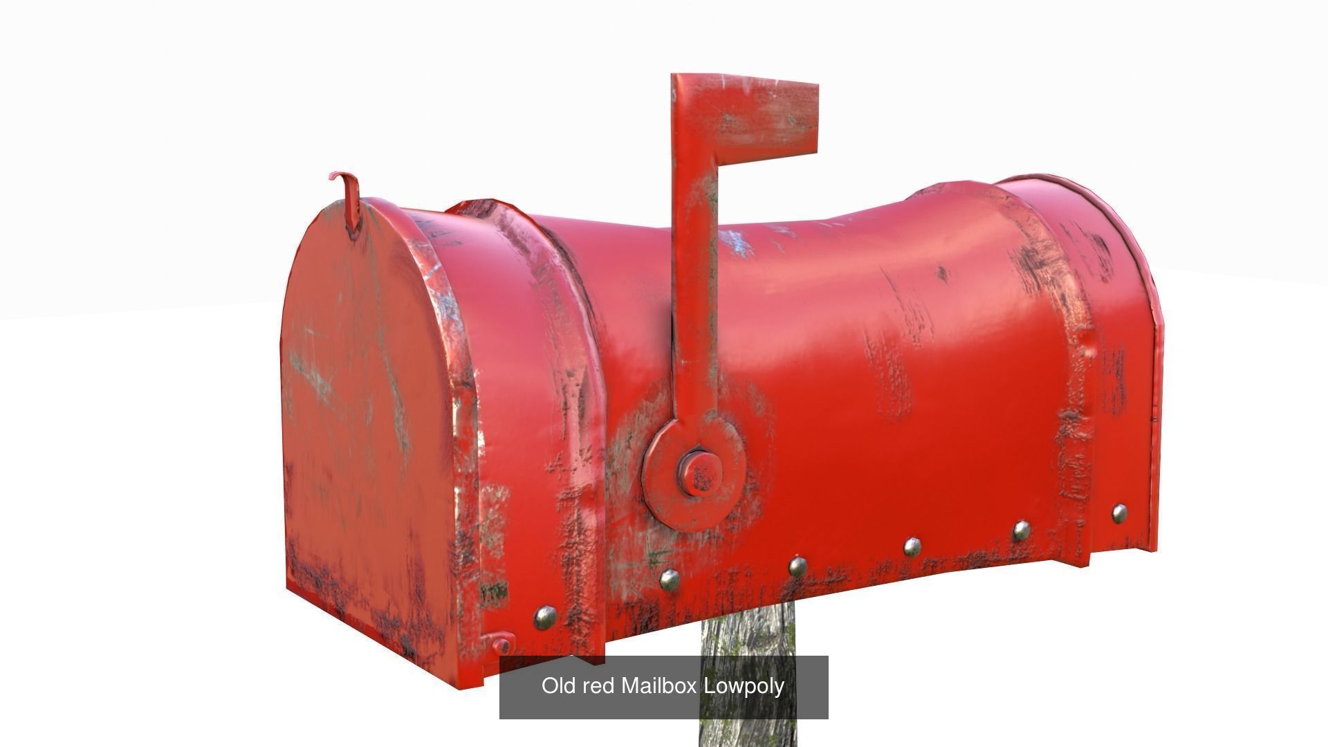 Old Mailboxes Collection Lowpoly _6