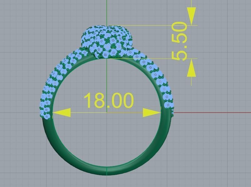 M RINGS N49 3D print model_6