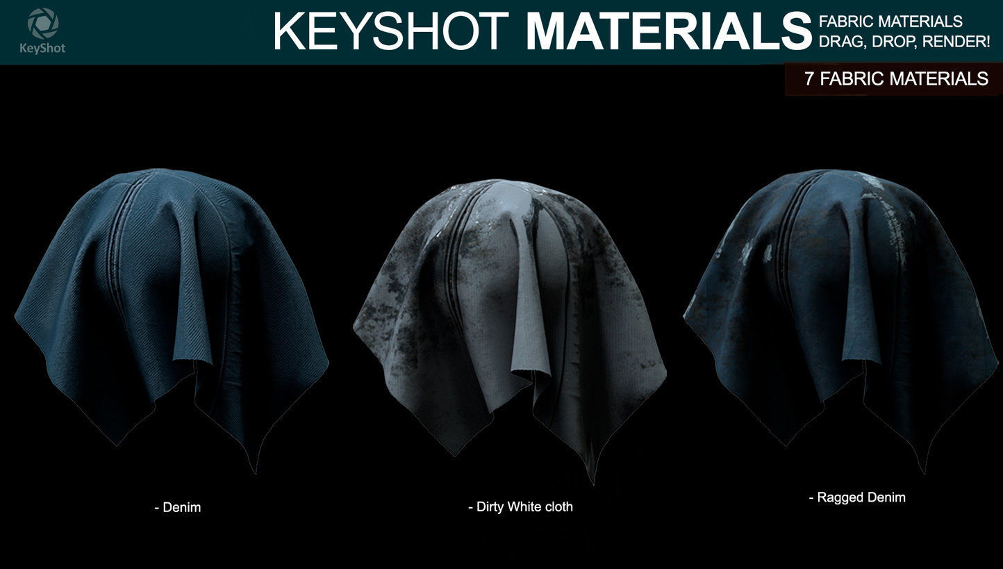 Fabric Materials for Keyshot Texture_1