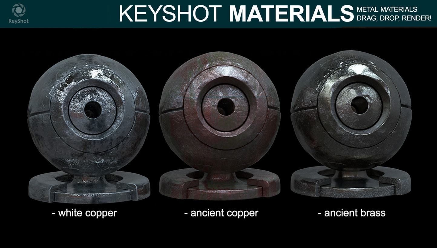 Metal Materials for Keyshot Texture_1