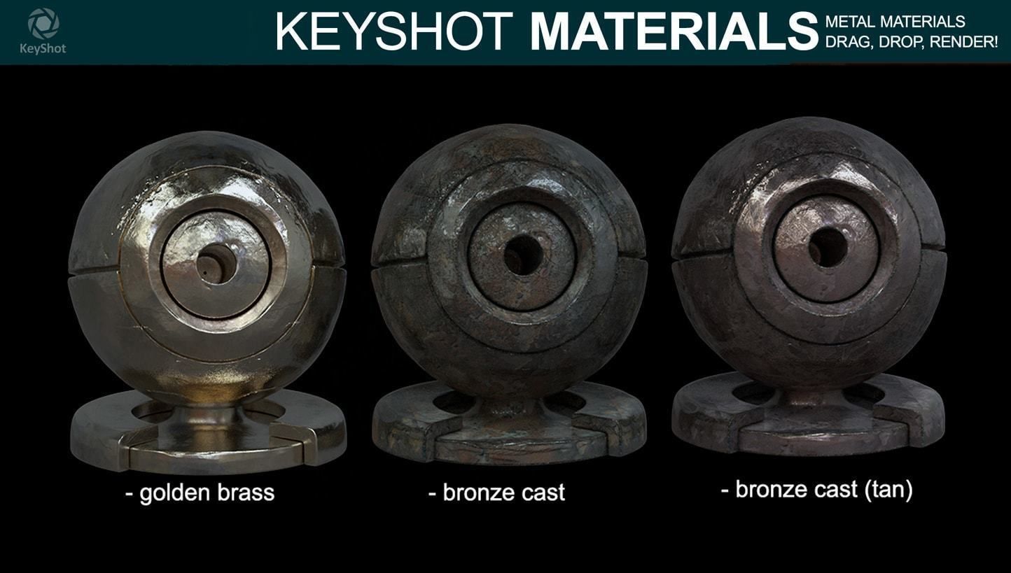 Metal Materials for Keyshot Texture_2
