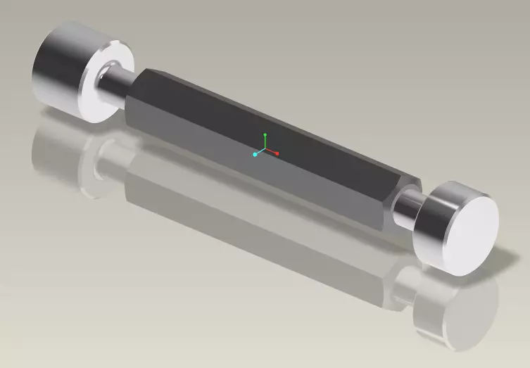 Hole caliber 3D print model_0