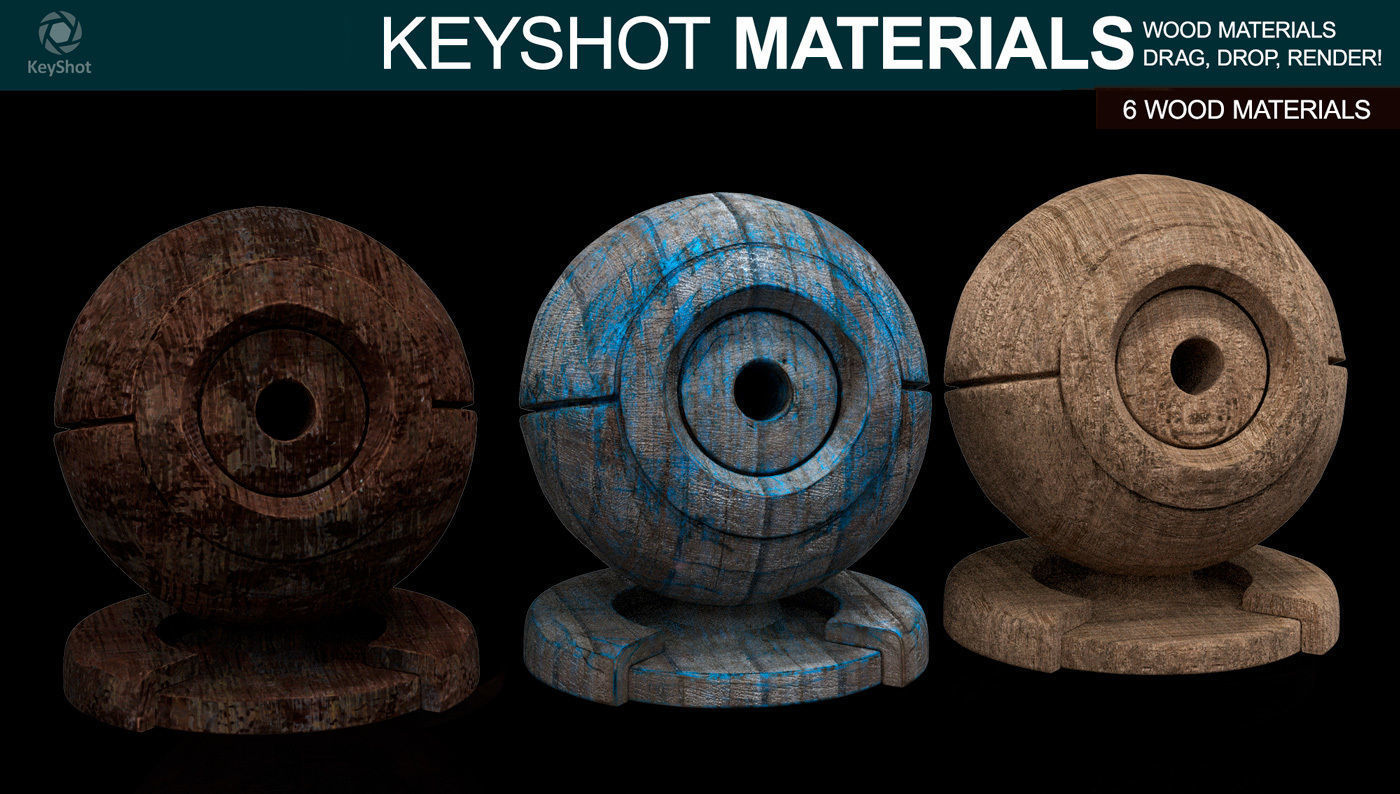 Wood Materials for Keyshot Texture_2
