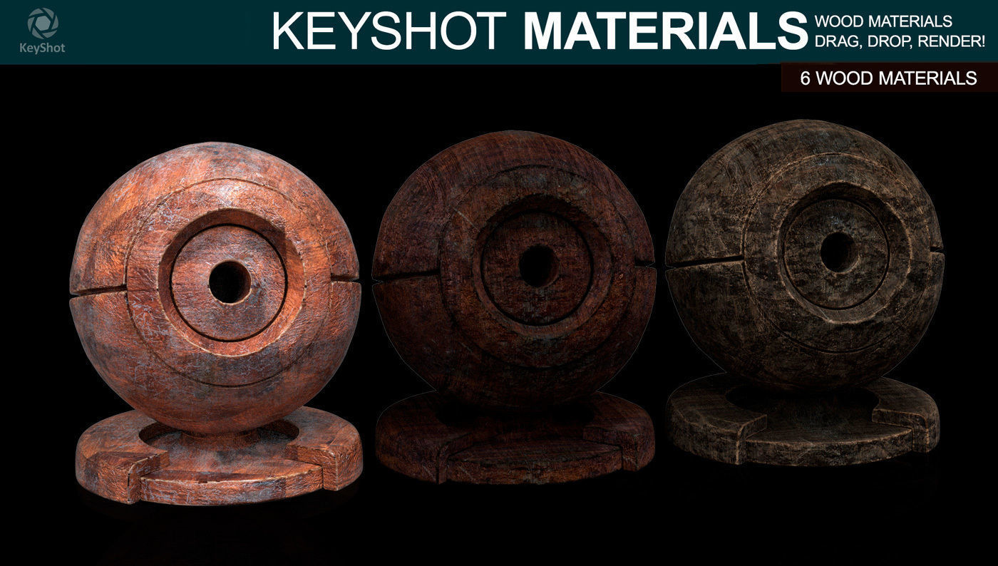 Wood Materials for Keyshot Texture_1