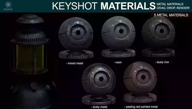Metal Materials for Keyshot - Part 3