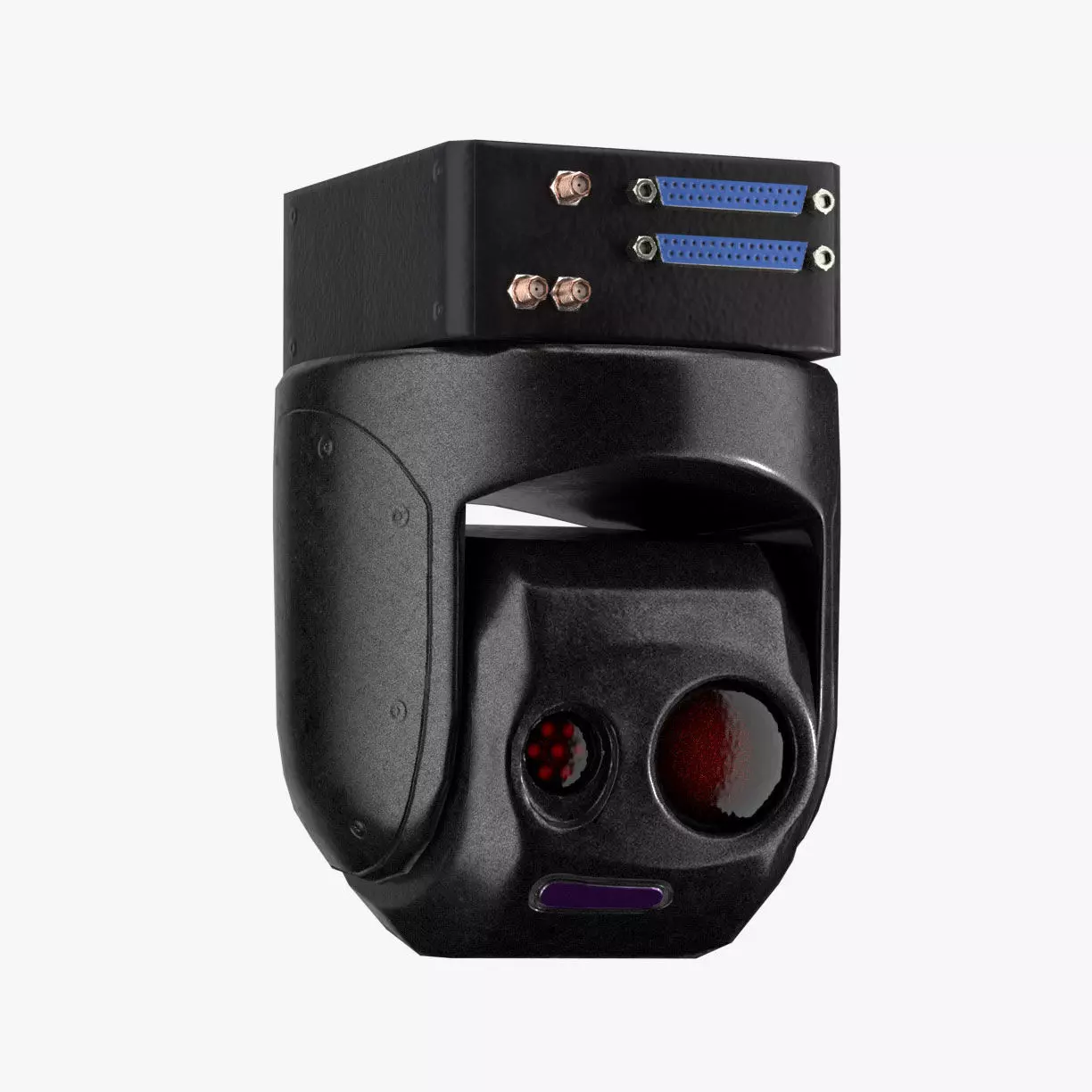 UAV Camera with Gimbal Low-poly 3D model_0