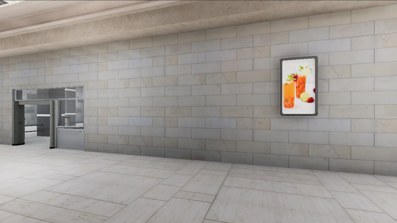 Subway Station 06 Low-poly 3D model_9