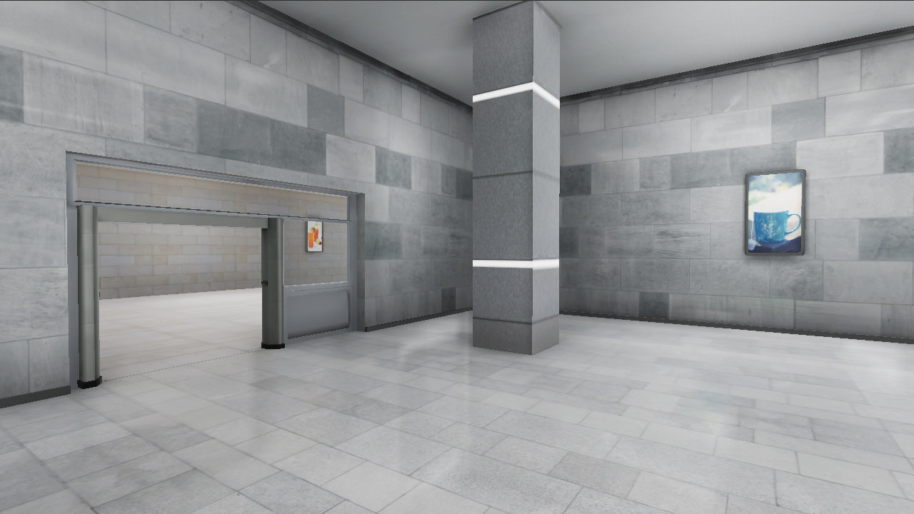 Subway Station 06 Low-poly 3D model_7