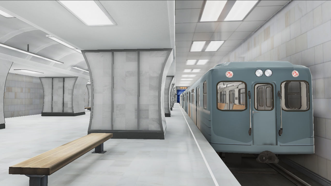 Subway Station 06 Low-poly 3D model_2