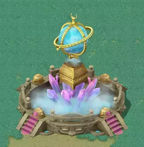 Cartoon Sky City - Crystal Star