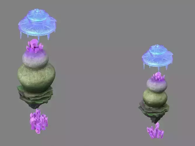 Cartoon Sky City - Fossil God Column 01