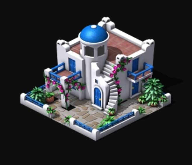 3D Printed Greek House Planter Free 3D print model_10