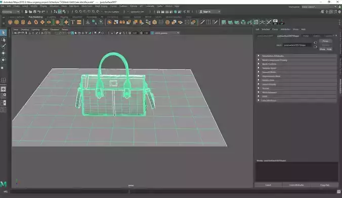 Women Handbag Kate Spade Polly Crossbody 3D Model 3D model