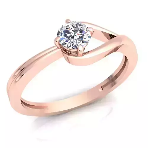 Fancy Woman Diamond Ring  3D print model