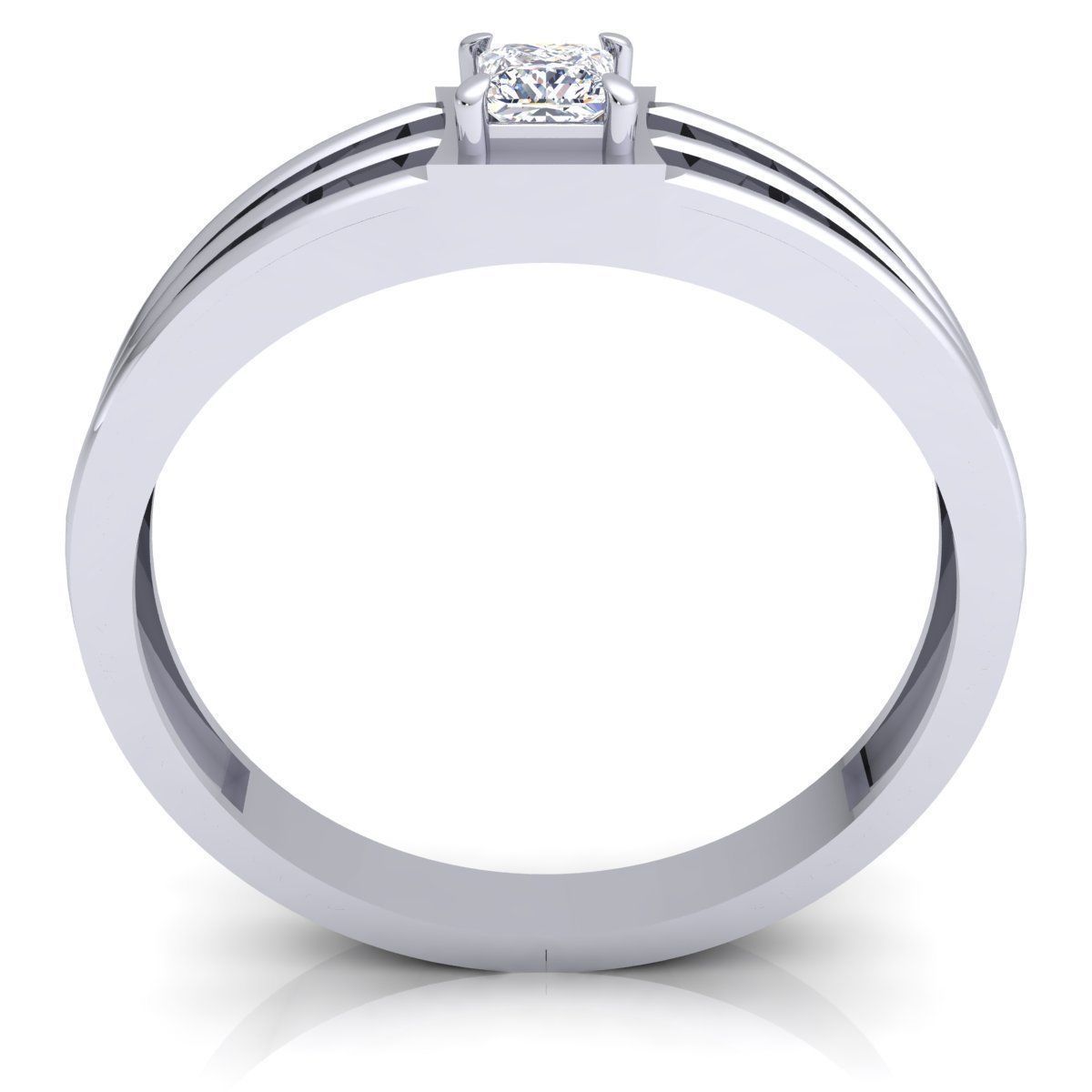 Diamond Ring  3D print model_5