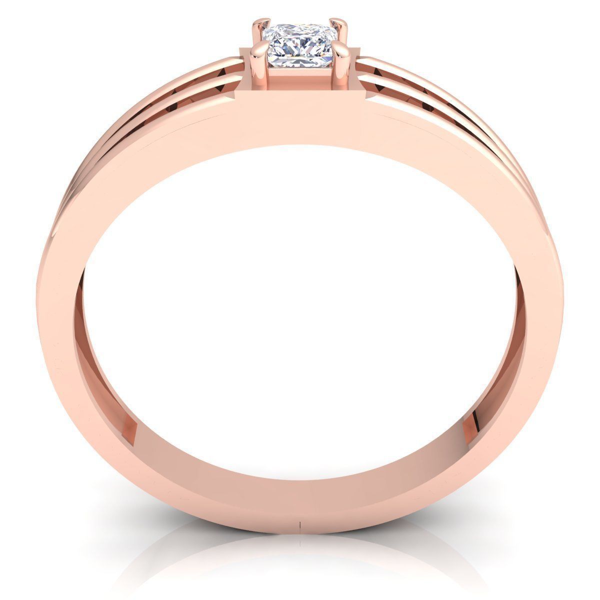 Diamond Ring  3D print model_4