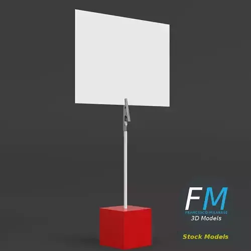 Cube card holder 3D model