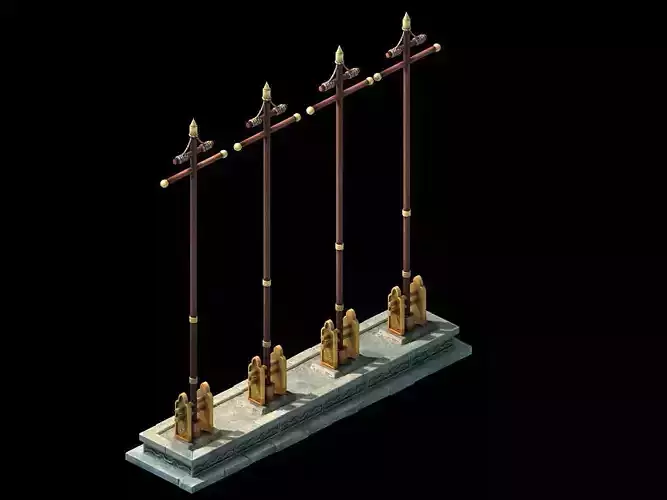 Game Model - Arena flagpole