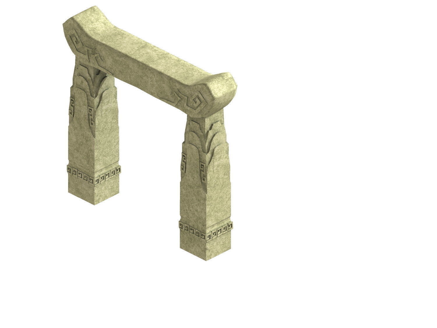 Meteor Alliance - stone arches 3D model_1