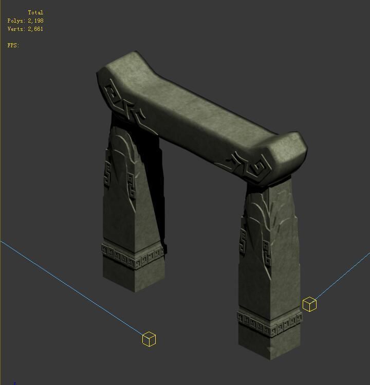Meteor Alliance - stone arches 3D model_3