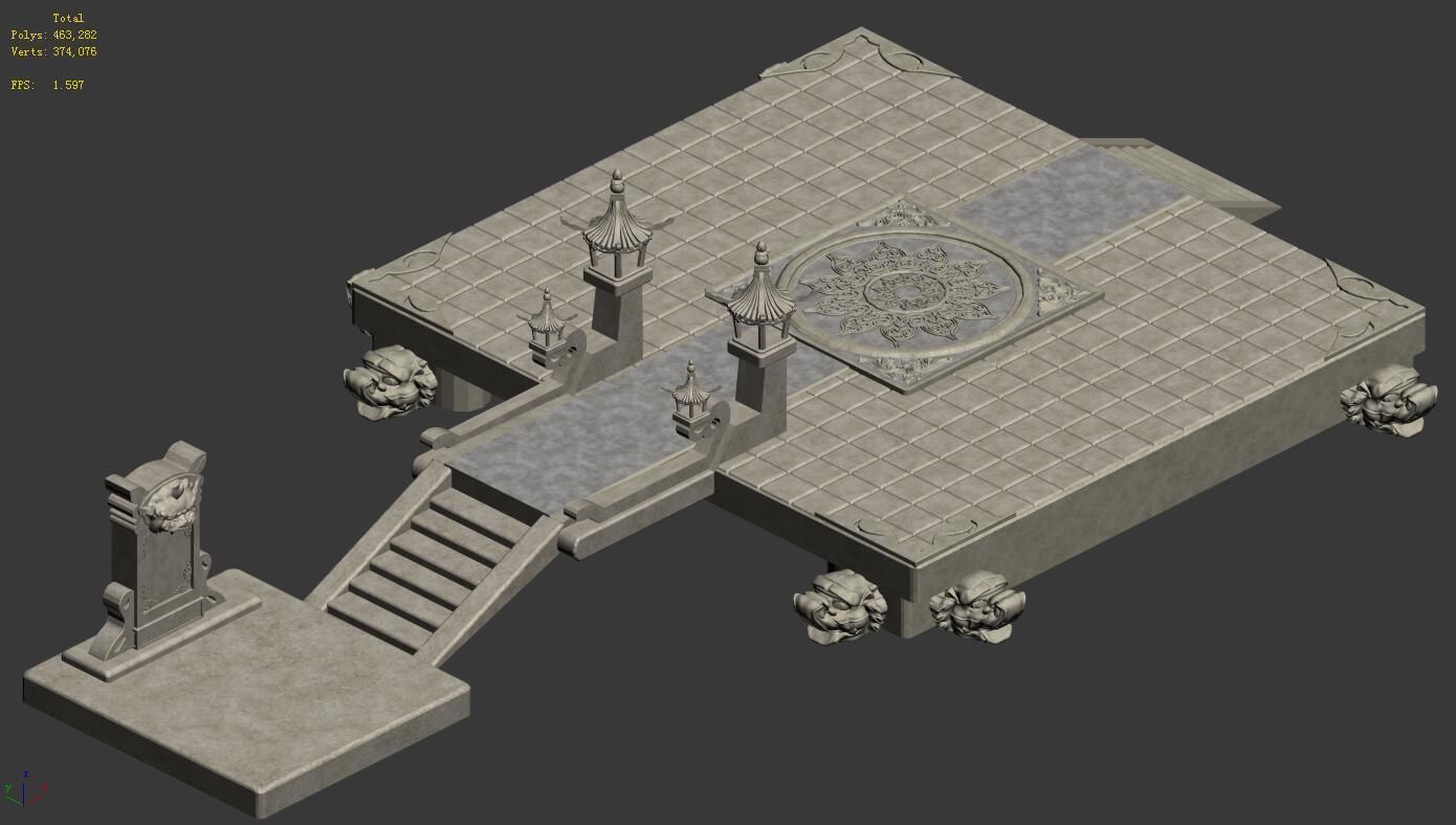 Meteor Alliance - Central platform 3D model_3