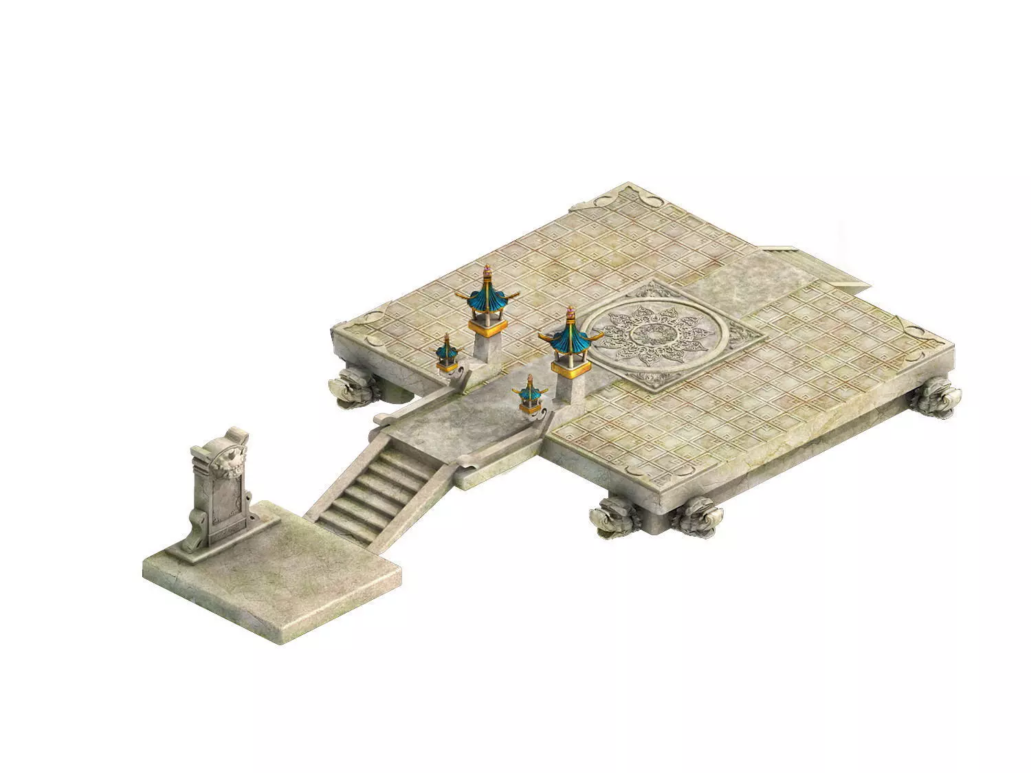 Meteor Alliance - Central platform 3D model_0