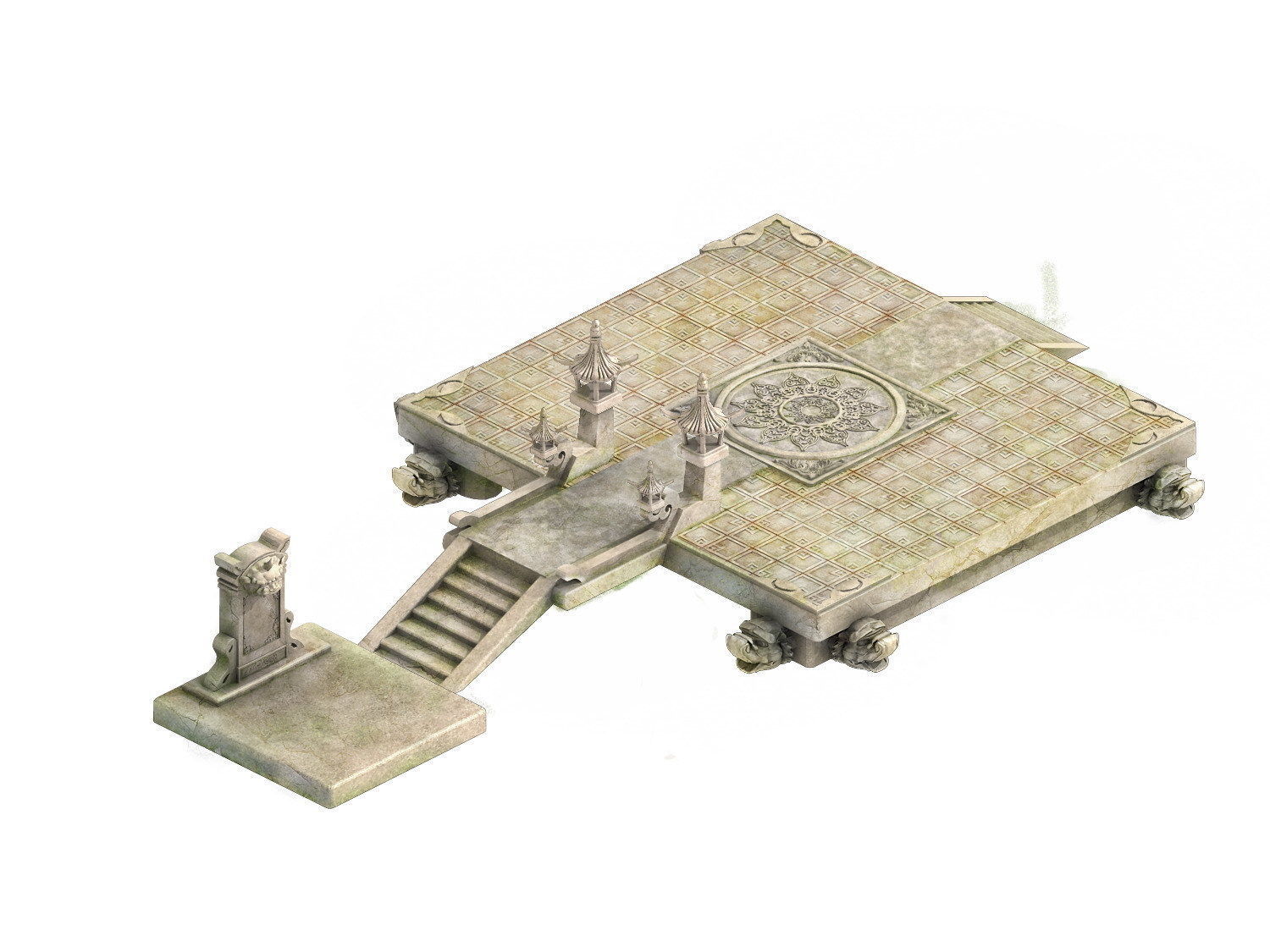 Meteor Alliance - Central platform 3D model_1