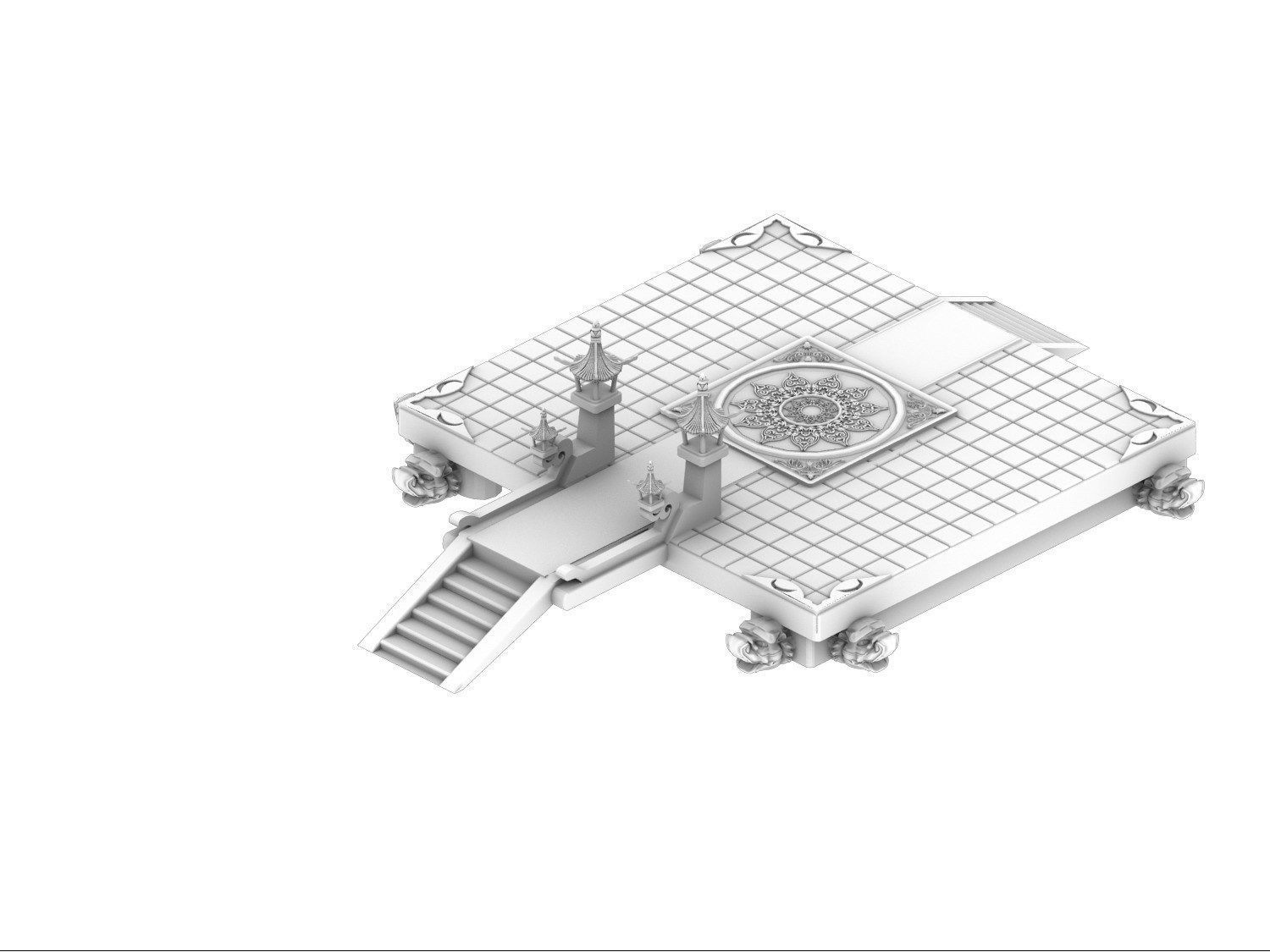 Meteor Alliance - Central platform 3D model_5