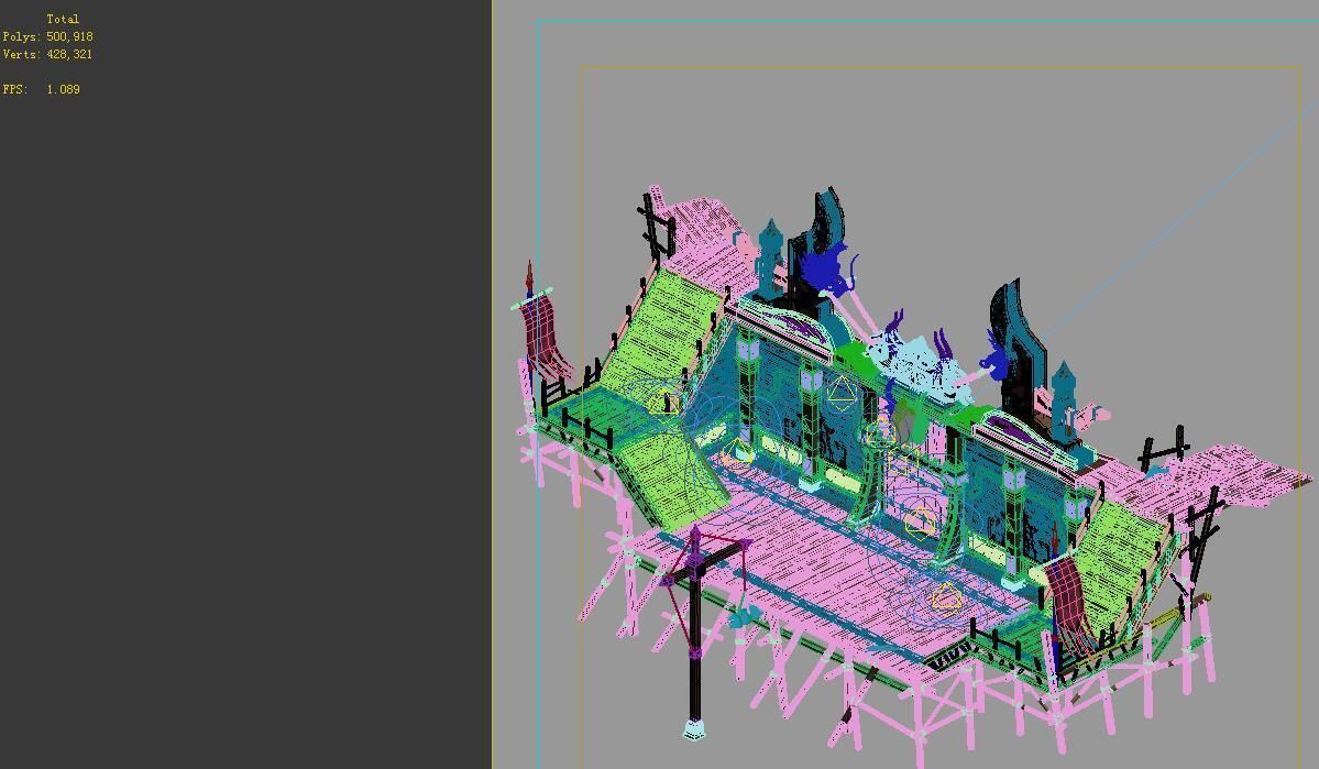 Suburbs of Luoyang - Dam 3D model_2