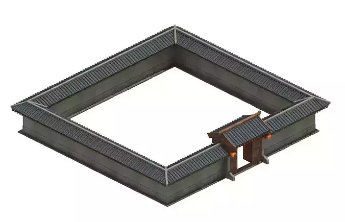 House - wall 3D model