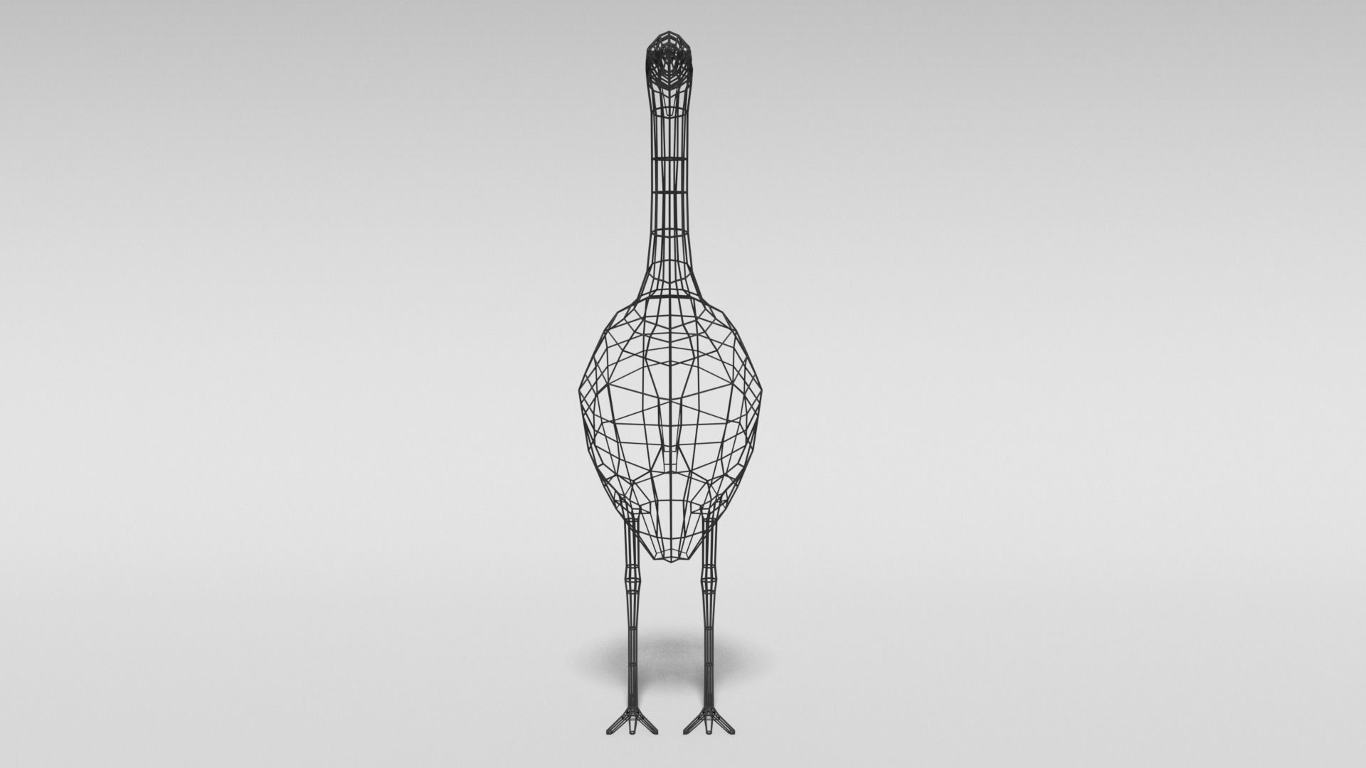 Low Poly Cartoon Exotic Birds Pack 3D Model Collection_16